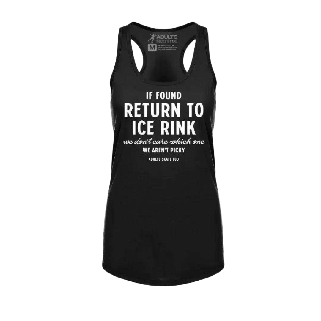 If Found Racerback Tank