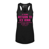 If Found Racerback Tank - Adults Skate Too LLC