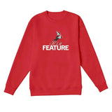 It's A Feature Crewneck Sweatshirt Premium Adults Skate Too LLC