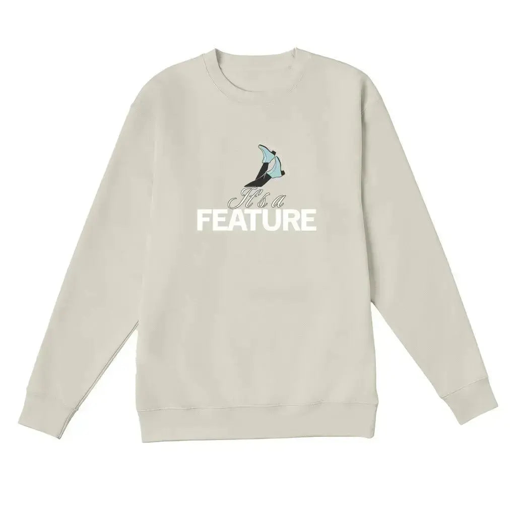 It's A Feature Crewneck Sweatshirt Premium Adults Skate Too LLC