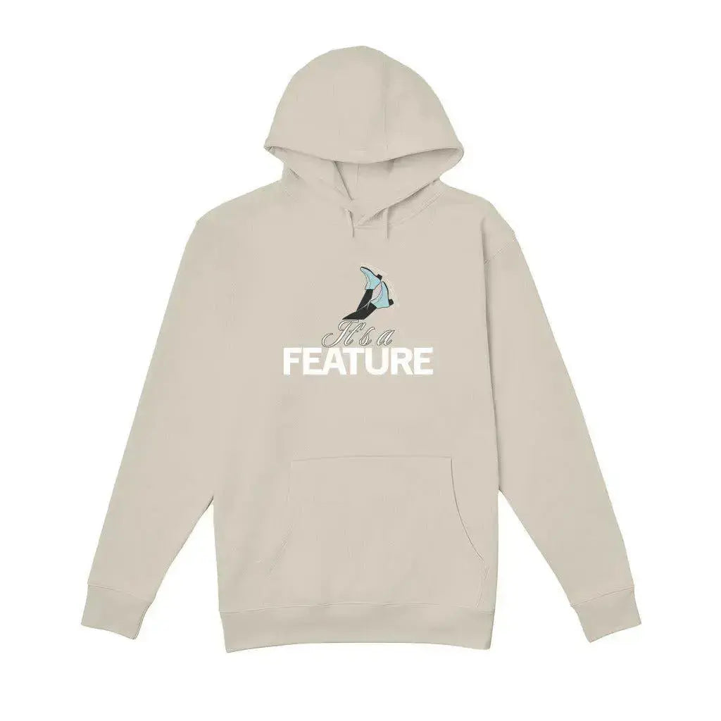 It's A Feature Pullover Hoodie Premium Adults Skate Too LLC