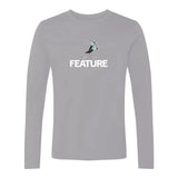 It's A Feature Unisex Cotton Long Sleeve Crew Adults Skate Too LLC