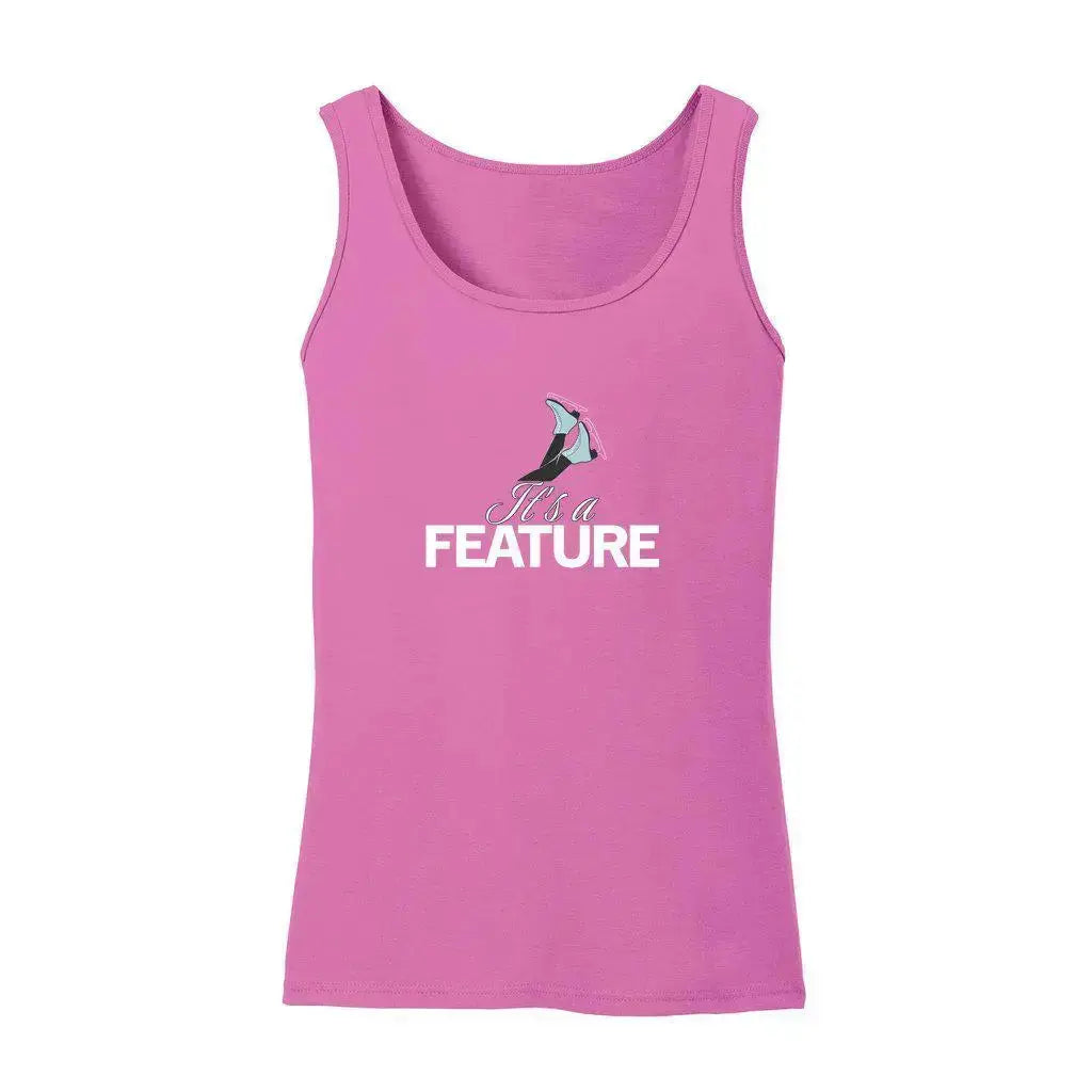 It's A Feature Women’s Softstyle Tank Top Adults Skate Too LLC