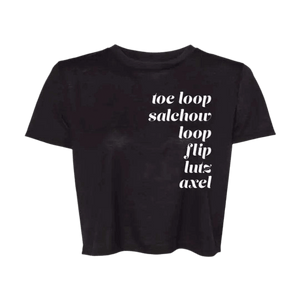 Jumps Flowy Crop - Adults Skate Too LLC