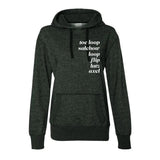 Jumps Women's French Terry Glitter Hoodie - Adults Skate Too LLC