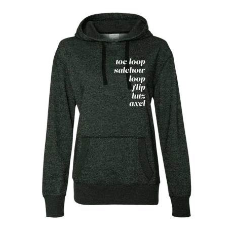 Jumps Glitter Hoodie - Adults Skate Too LLC