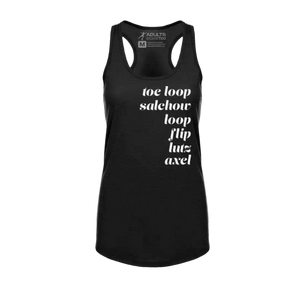 Jumps Racerback Tank - Adults Skate Too LLC