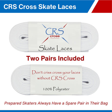 CRS Cross Figure Skate Laces - 2 Pair