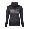 Languages Cowl Neck Sweatshirt