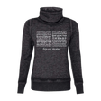 Languages Cowl Neck Sweatshirt - Adults Skate Too LLC