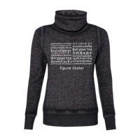 Languages Cowl Neck Sweatshirt