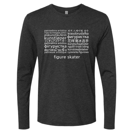 Languages Long Sleeve - Adults Skate Too LLC