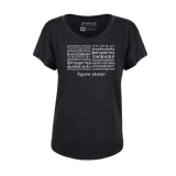 Languages Dolman Tee - Adults Skate Too LLC