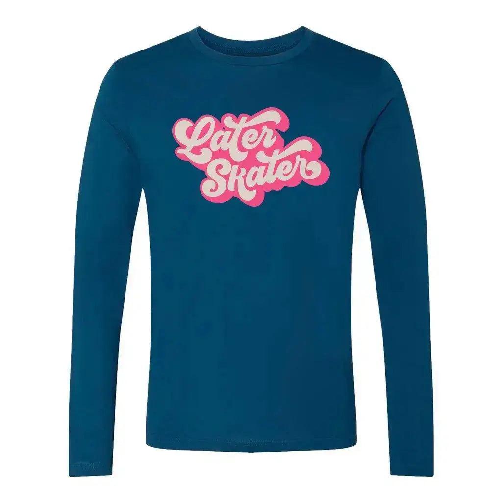 Later Skater Unisex Cotton Long Sleeve - Adults Skate Too LLC