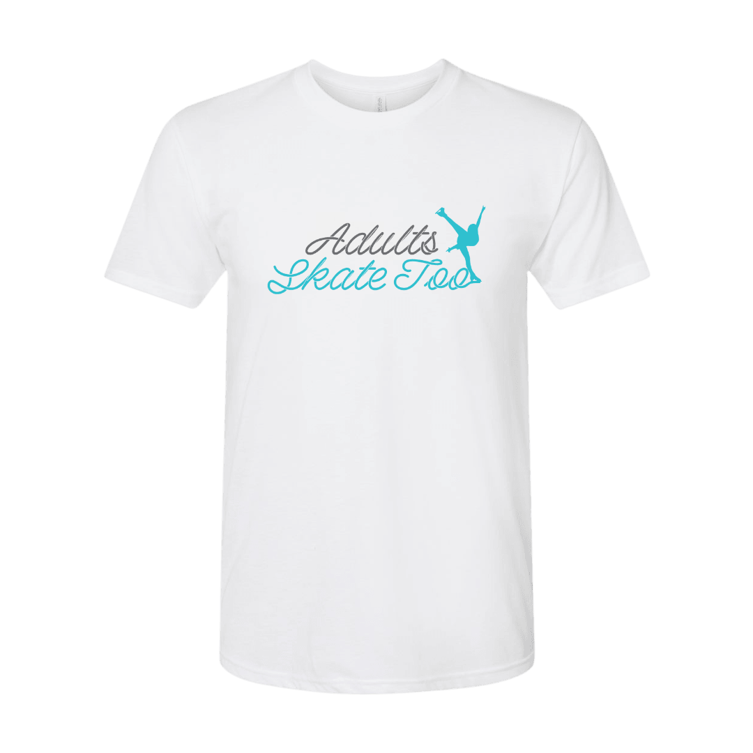 AST Cursive T-Shirt - Adults Skate Too LLC