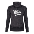 World's Okayest Skater Cowl Neck Sweatshirt - Adults Skate Too LLC