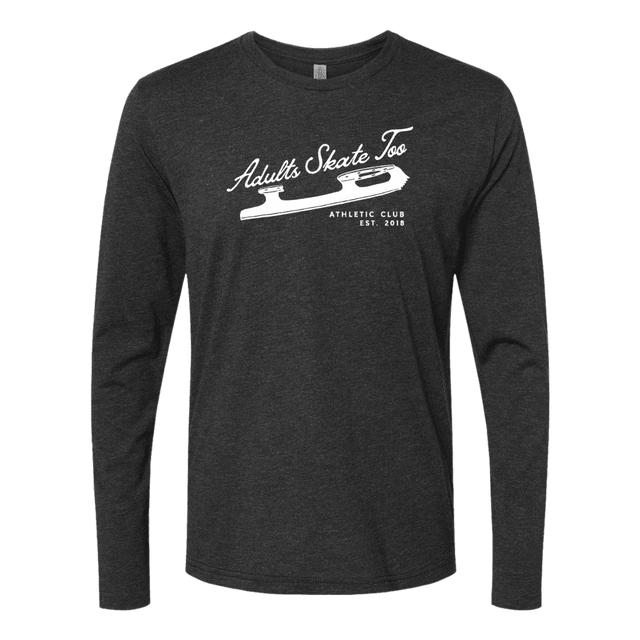 Athletic Club Unisex Long Sleeve - Adults Skate Too LLC