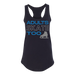 Adults Skate Too Glitter Racerback Tank