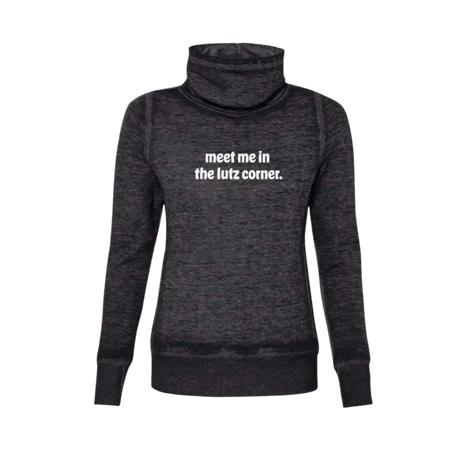 Meet Me In The Lutz Corner Cowl Neck Sweatshirt - Adults Skate Too LLC