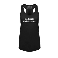 Meet Me In The Lutz Corner Racerback Tank