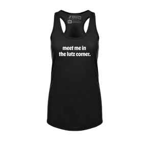 Meet Me In The Lutz Corner Racerback Tank