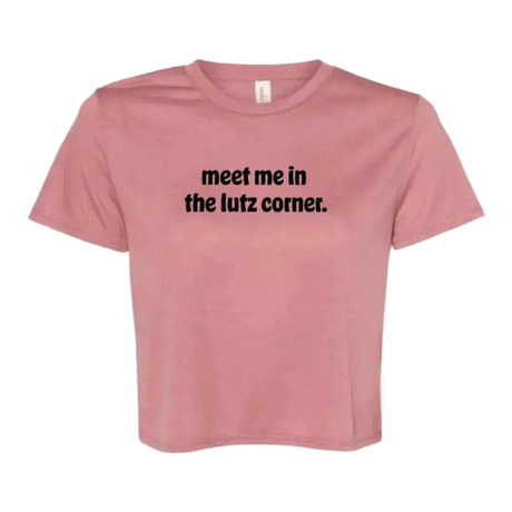 Meet Me in the Lutz Corner Flowy Crop - Adults Skate Too LLC