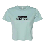 Meet Me in the Lutz Corner Flowy Crop - Adults Skate Too LLC