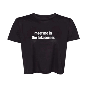 Meet Me in the Lutz Corner Flowy Crop - Adults Skate Too LLC