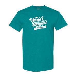 World's Okayest Skater T-Shirt - Adults Skate Too LLC