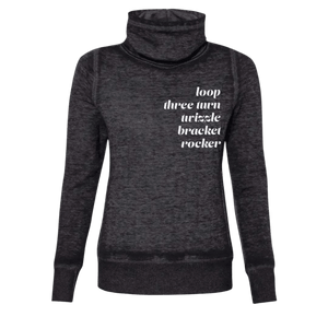Moves Cowl Neck Sweatshirt - Adults Skate Too LLC
