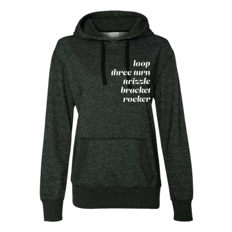 Moves Glitter Hoodie - Adults Skate Too LLC