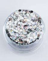 Lunautics Mykonos - Silver Holographic Eco Glitter