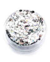 Lunautics Mykonos - Silver Holographic Eco Glitter