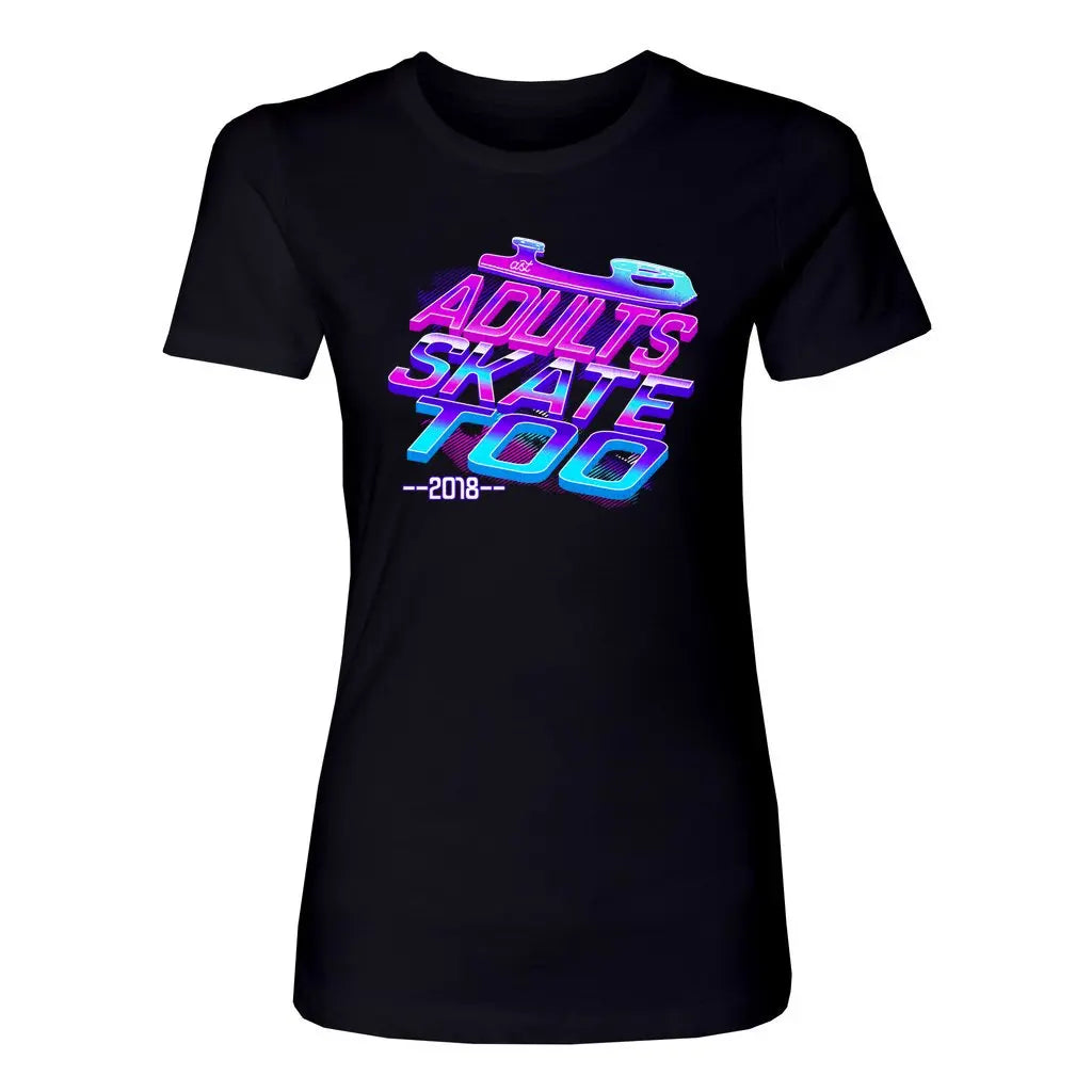 Nostalgia AST Women’s Boyfriend Tee - Adults Skate Too