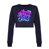 Nostalgia AST Women's Cropped Sweatshirt - Adults Skate Too