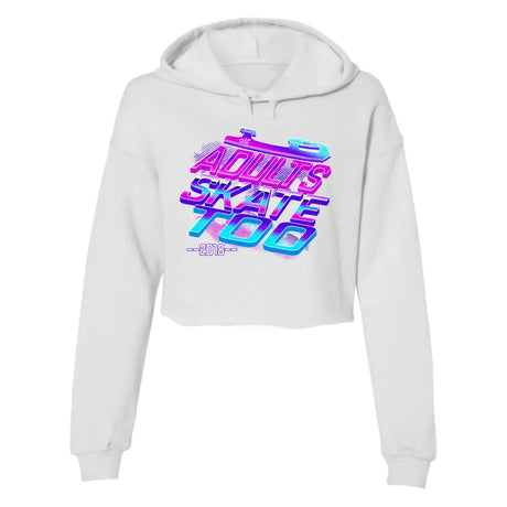 Nostalgia AST Women’s Lightweight Cropped Hoodie - Adults Skate Too