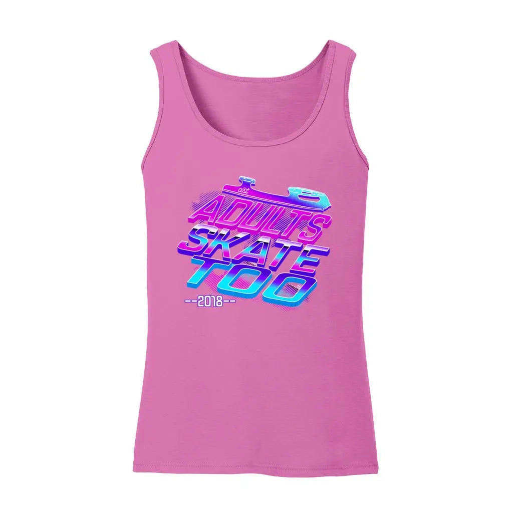 Nostalgia AST Women’s Softstyle Tank Top - Adults Skate Too