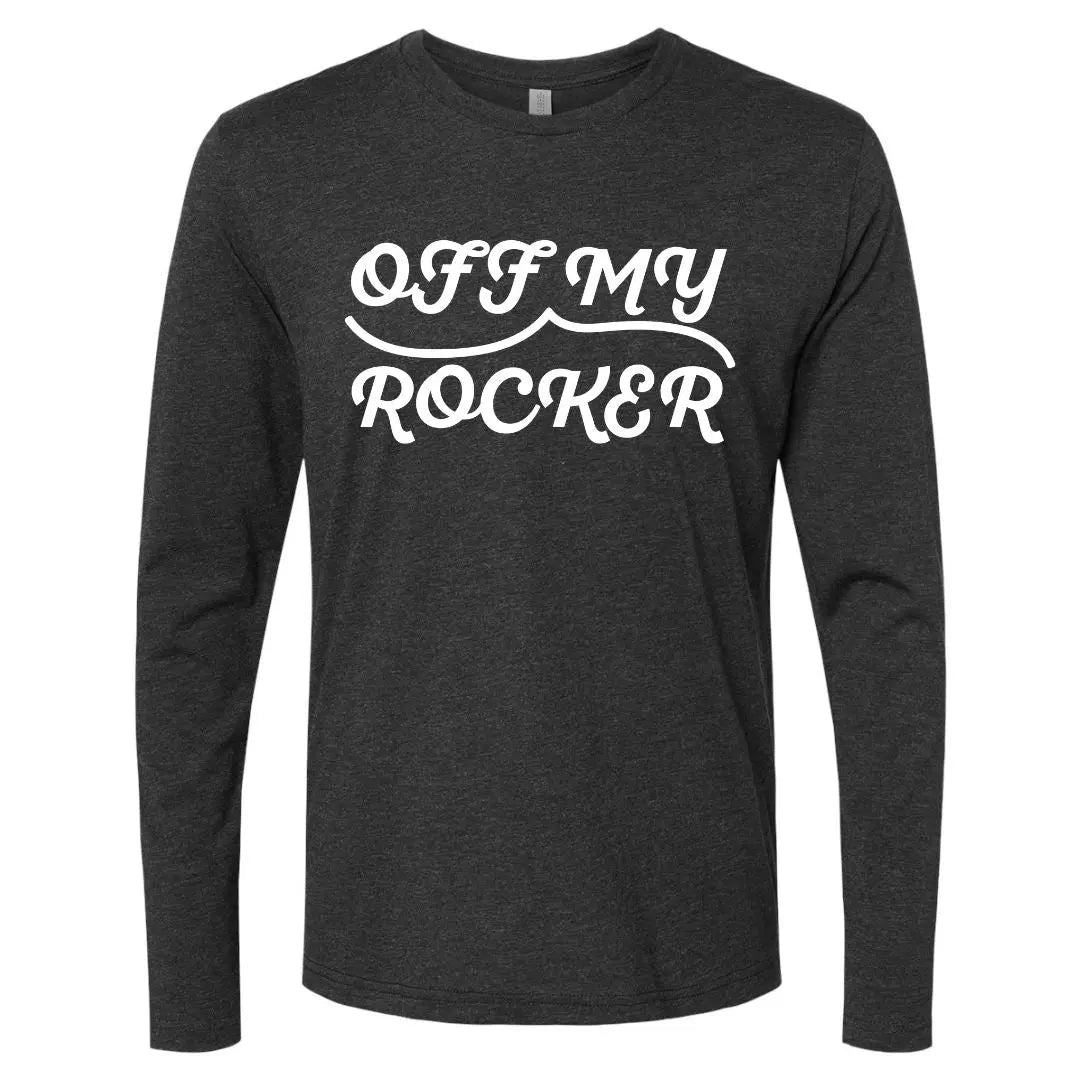 Off My Rocker Unisex Long Sleeve Crew Adults Skate Too LLC