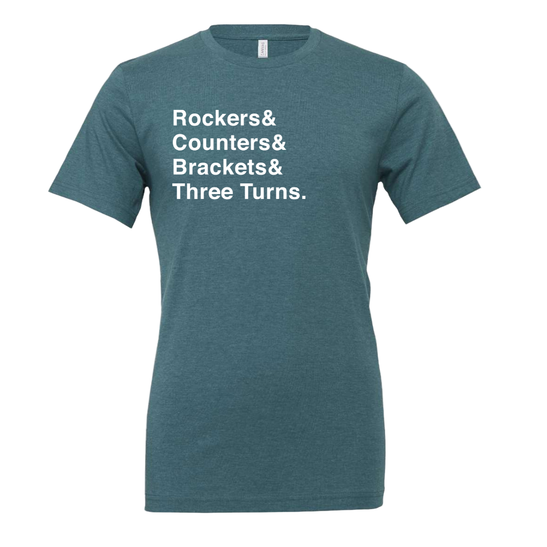 [VAULT] Rockers & Counters & Brackets & Three Turns T-Shirt