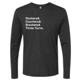 [VAULT] Rockers & Counters & Brackets & Three Turns. Long Sleeve - Adults Skate Too LLC