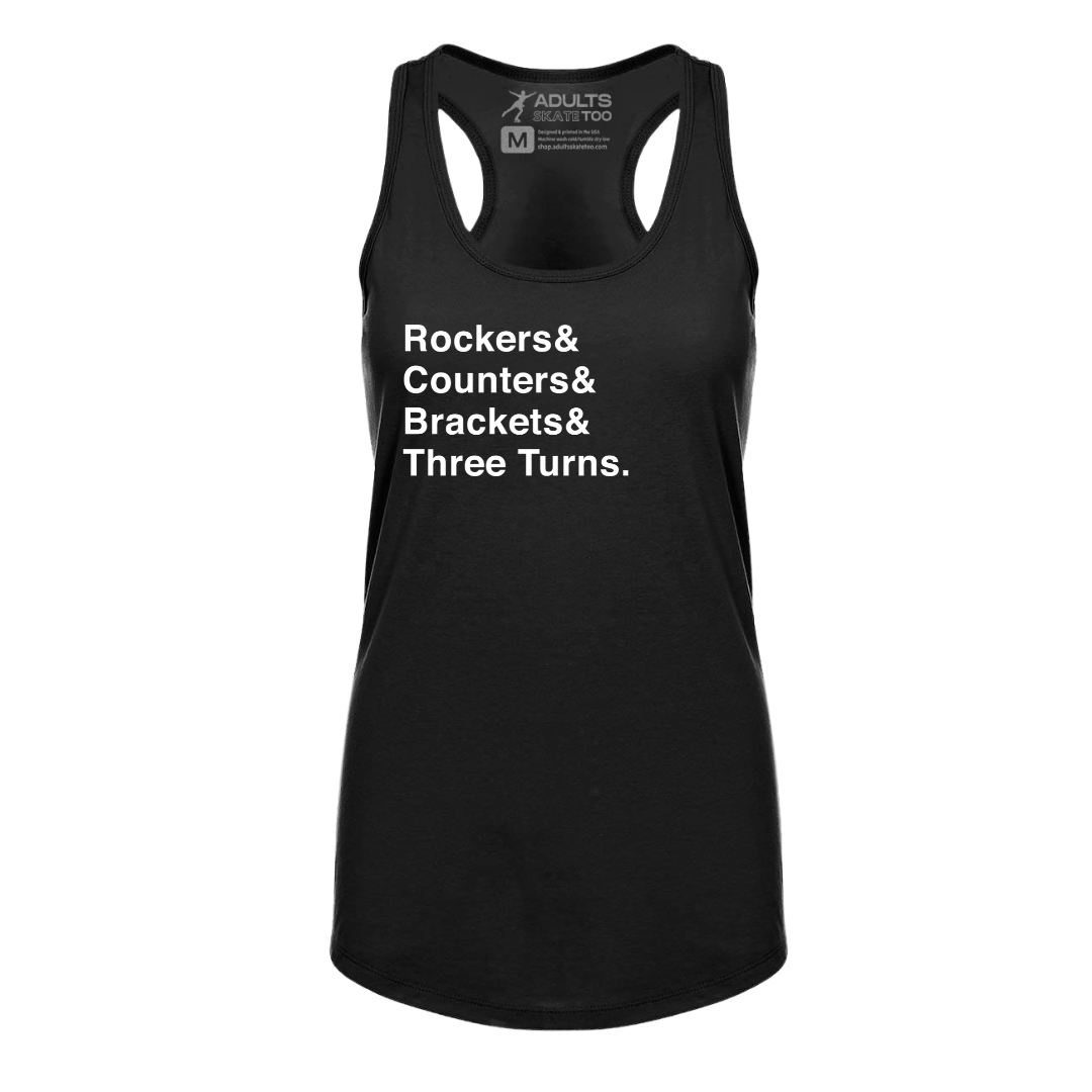 [VAULT] Rockers & Counters & Brackets & Three Turns. Racerback Tank