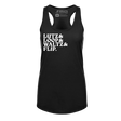 [VAULT] Lutz & Loop & Waltz & Flip. Racerback Tank - Adults Skate Too LLC