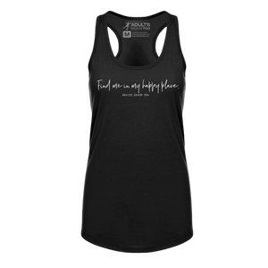 [VAULT] Find Me In My Happy Place. Racerback Tank
