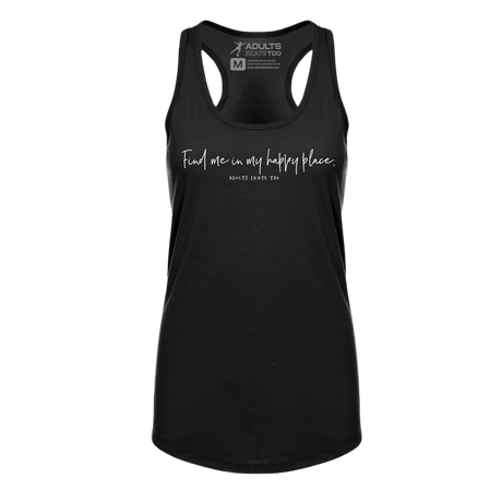 [VAULT] Find Me In My Happy Place. Racerback Tank