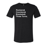 [VAULT] Rockers & Counters & Brackets & Three Turns T-Shirt - Adults Skate Too LLC