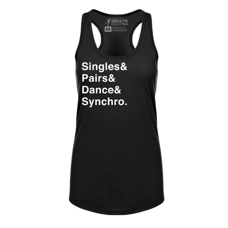 [VAULT] Singles & Pairs & Dance & Synchro. Racerback Tank
