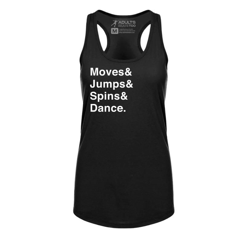 [VAULT] Moves & Jumps & Spins & Dance. Racerback Tank