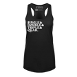 [VAULT] Single. Double. Triple. Quad. Racerback Tank - Adults Skate Too LLC