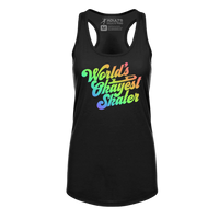 World's Okayest Skater Racerback Tank