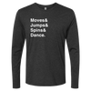 Camiseta de manga larga estilo skater informal